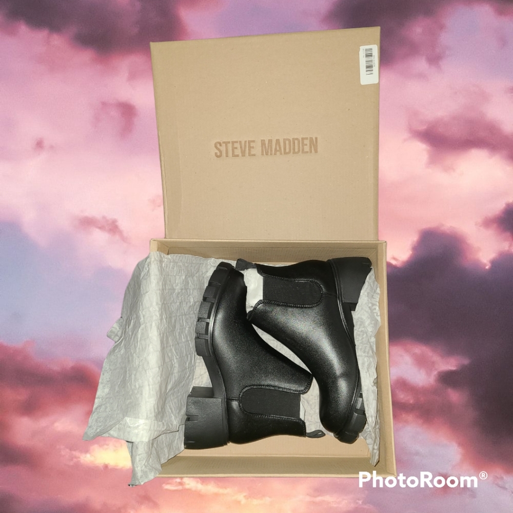 Steve Madden Howler Black Boots